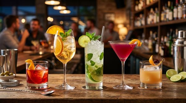 Cocktails incontournables : 5 recettes à réaliser facilement