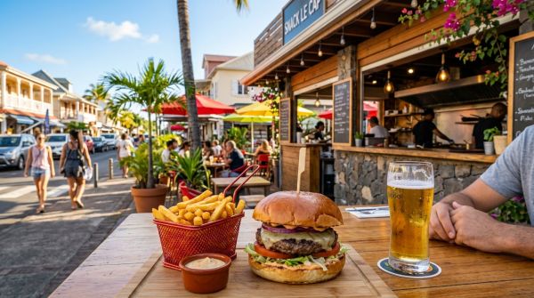 Snack à saint gilles : une cuisine fast food burger savoureuse
